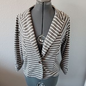 Striped blazer